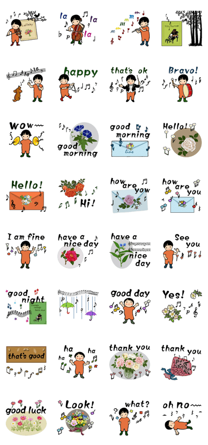 Together with the melody