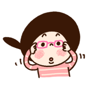 a girl with glasses ver.2