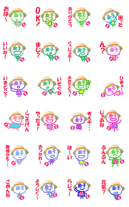 Sticker of Kaneko's face Sticker of Kaneko's face