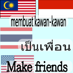 Inglês. Indonésia. Malásia. Tailândia