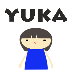 Yuka name sticker