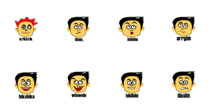 The expression face