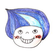 Blue hair of sui