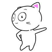 absurd white cat