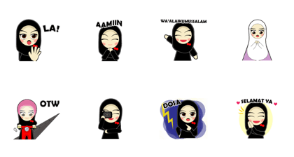 Young Muslimah Animated 2