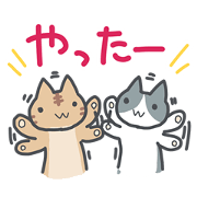 Basic sticker by cats