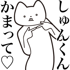 Shun-kun [Send] Cat Sticker