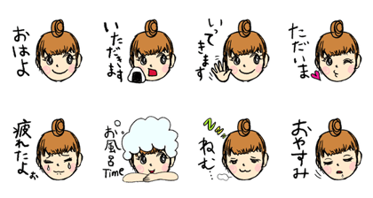 Odango Girl Sticker Odango Girl Sticker