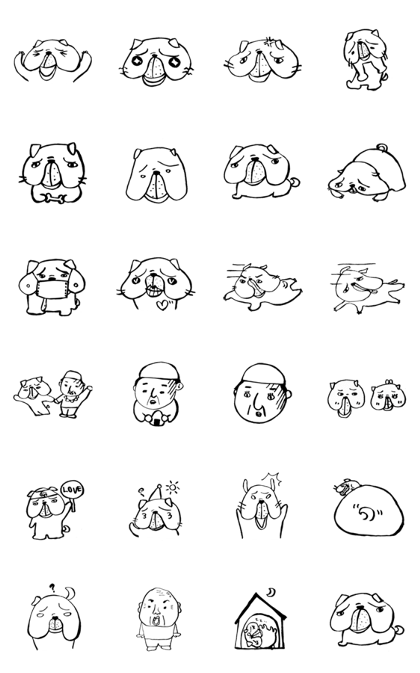 the pug and happy friends the pug and happy friends