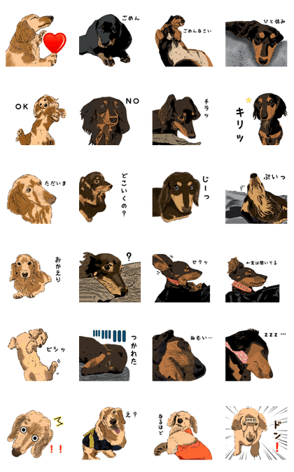Realistic dog(Frequently used words) Realistic dog(Frequently used words)