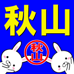 超★秋山(あきやま・アキヤマ)なウサギ