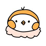 Round&cute sparrow sticker! Round&cute sparrow sticker!