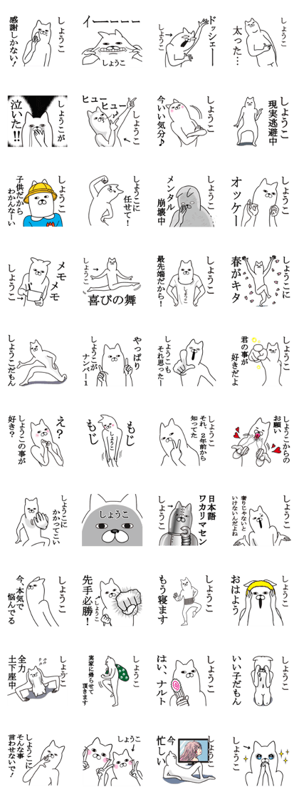 Fun Sticker gift to SHOUKO Funny rabbit Fun Sticker gift to SHOUKO Funny rabbit