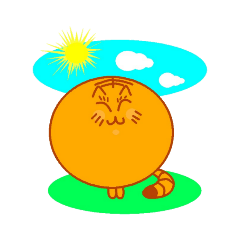 Round cat maruchan