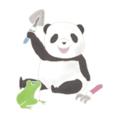 Panda's busy everyday with raising kids.
