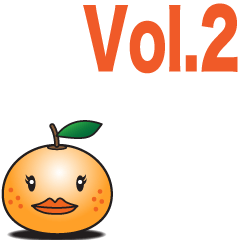 Mandarin Orange Sticker work Vol.2