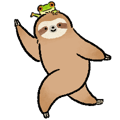 ナマケモノとカエル Line スタンプ Line Store ナマケモノとカエル Line スタンプ Line Store