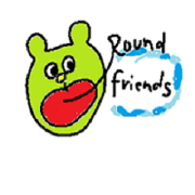 round coloful friends