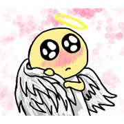 The cute angel