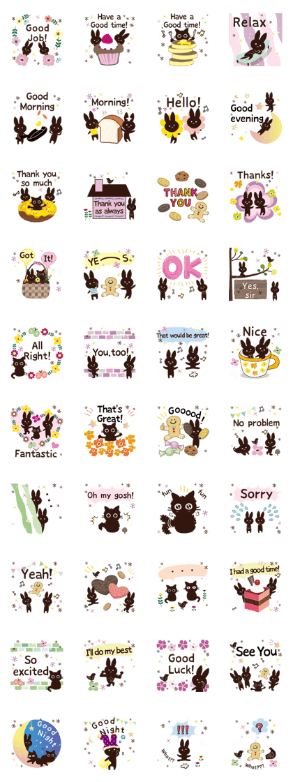 polite words,Natural design cute Sticker