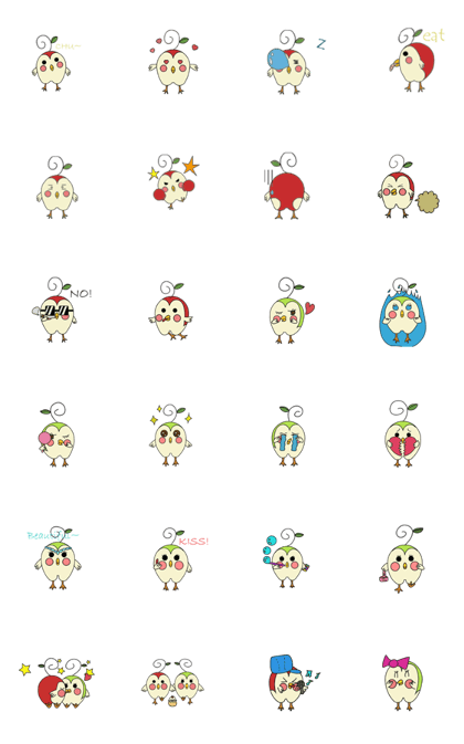Apple bird