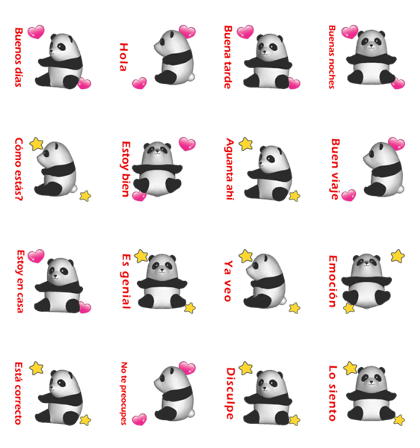 (In Spanish) CG Panda baby (2)