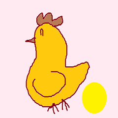 Golden rooster lays golden eggs