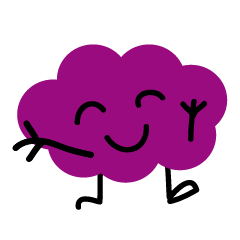 purple cloud emoji