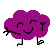 purple cloud emoji