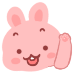 Chubby Pink Rabbit PinGGu