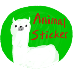 Animal sticker English version