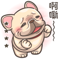 French Bulldog PIGU-Custom Stickers I
