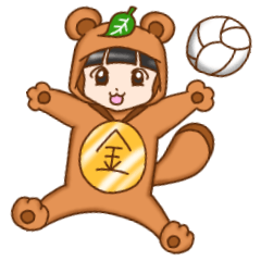 Raccoon volleyball player3