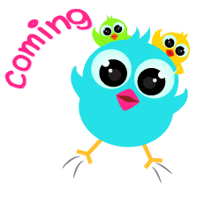 Colorful Chick Animated