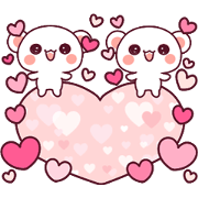 ugoku!LOVE KUMA ookime heart. 24set.