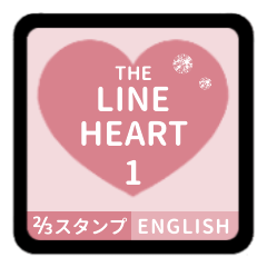 THE LINE HEART 1 [2-3][PINK][ENGLISH]