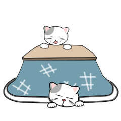Sticker of various kinds of cats 4