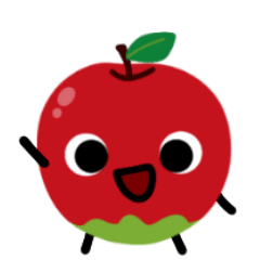 Cute apple .