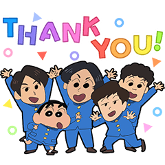 Crayon Shinchan X Macaroni Empitsu Line Stickers Line Store Crayon Shinchan X Macaroni Empitsu Line Stickers Line Store