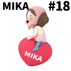 Pink Towel #18 [mika_eu] Name Sticker