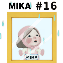 Pink Towel #16 [mika_eu] Name Sticker
