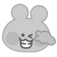 Cutey Mouse Gray