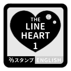 THE LINE HEART 1 [2-3][BLACK][E]
