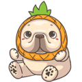 French Bulldog PIGU-Animated Sticker IX