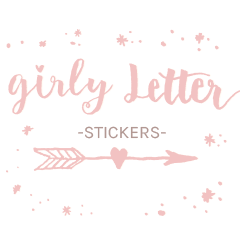 Girly Letter Stickers