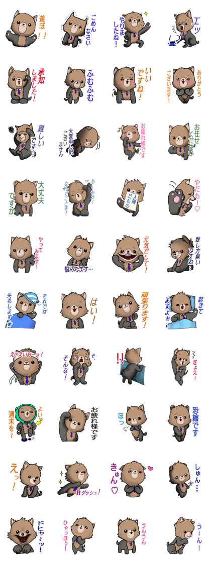 A working wolf A working wolf