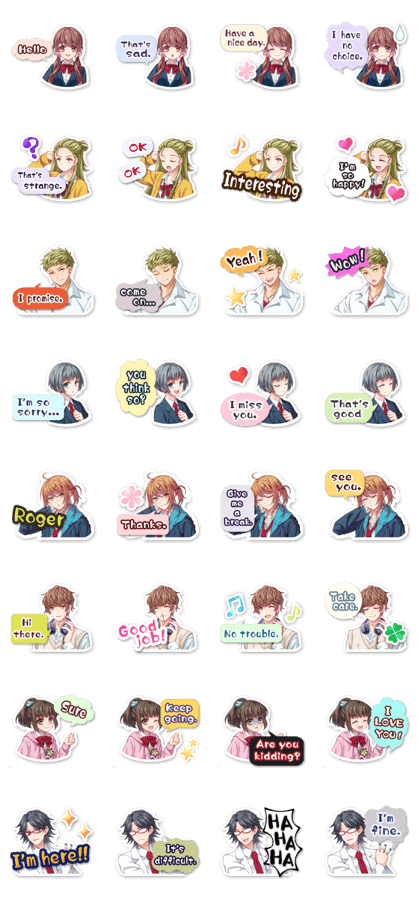 "Dear my WONDERFUL FRIENDS" Sticker "Dear my WONDERFUL FRIENDS" Sticker