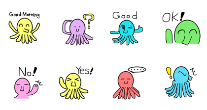 Various cute octopus Various cute octopus