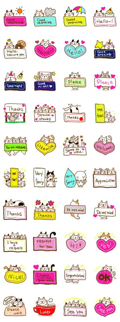 Cute and fun cat signs Cute and fun cat signs