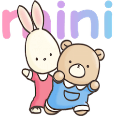 Cute bear and rabbit 10 by Torataro